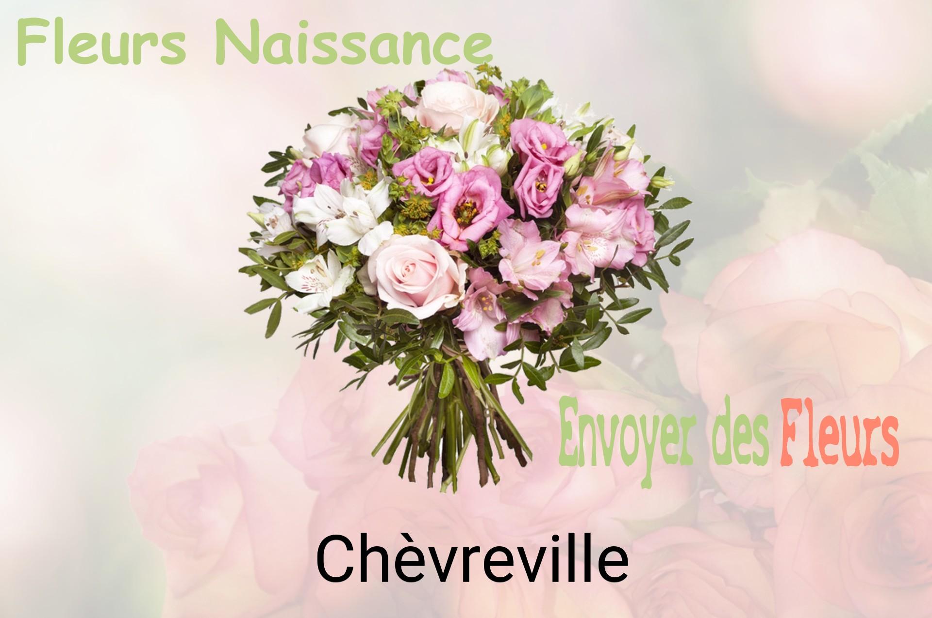 Bouquet de fleurs de naissance livré à Chèvreville